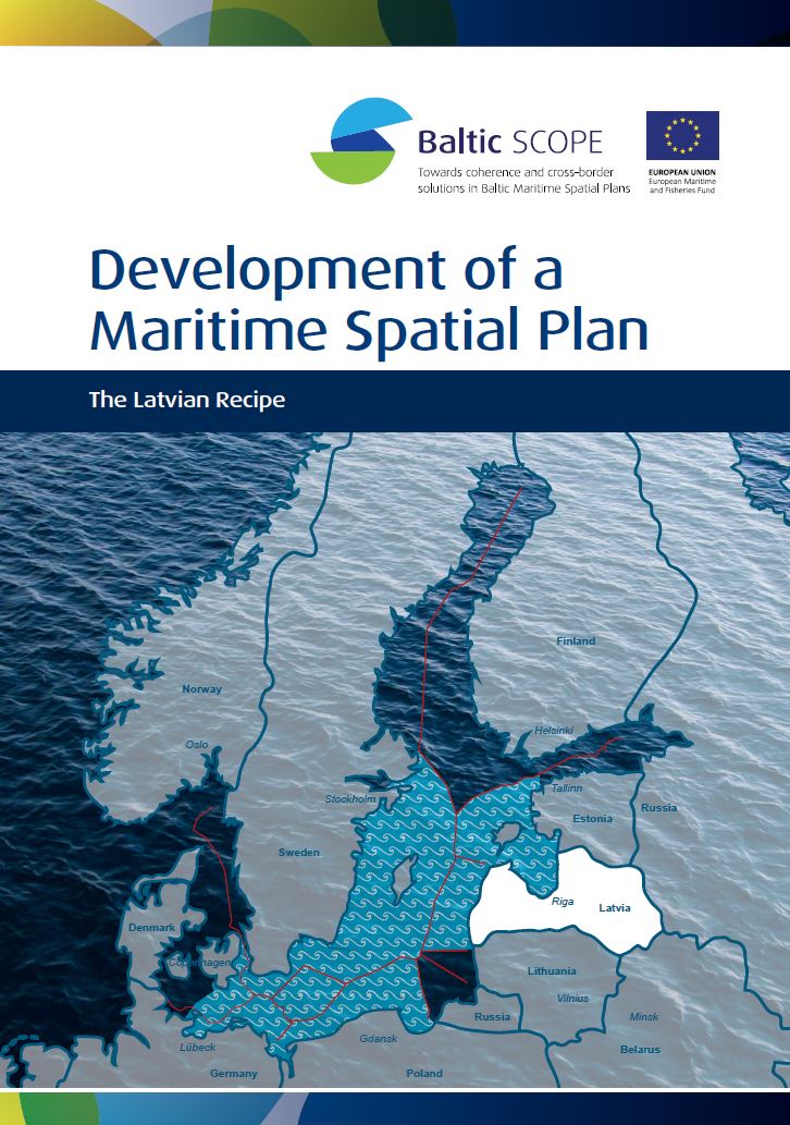 Omslag rapport - Developement of a Maritime Spatial Plan