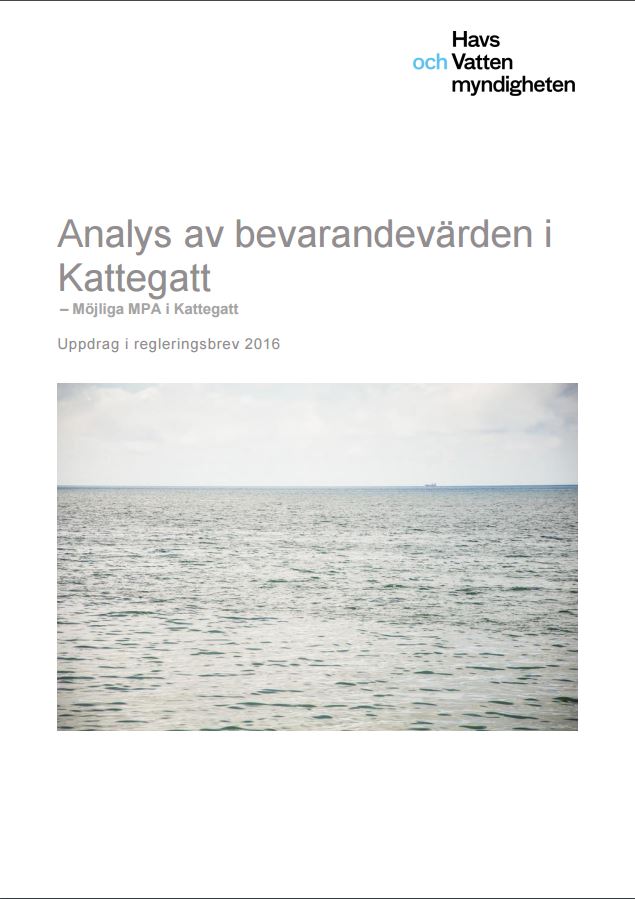 Analys av bevarandevärden i Kattegatt. Omslag.