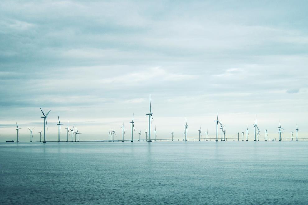 Lillgrunds vindkraftpark i Öresund. 1