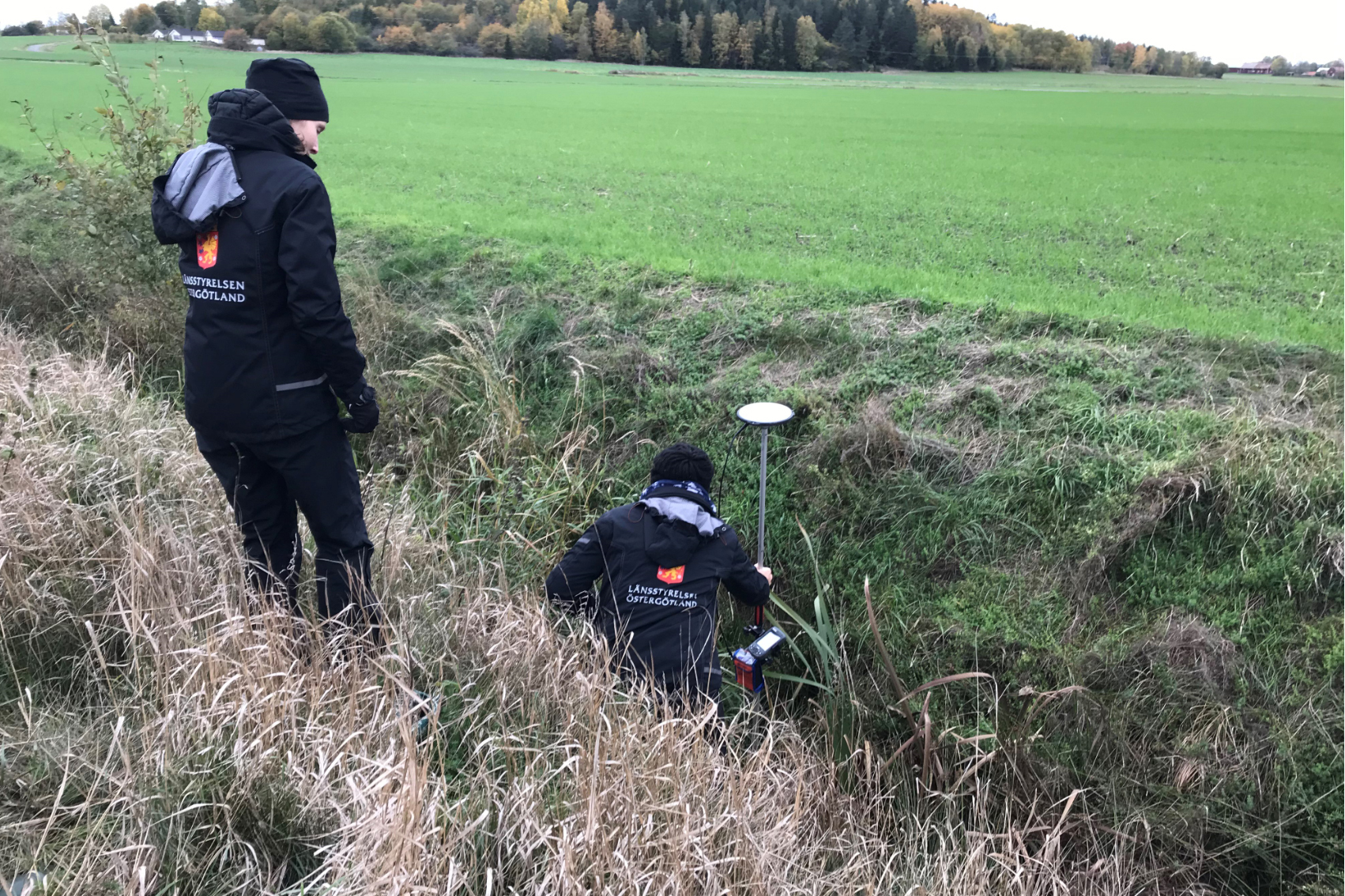 Dikesmätning på Vikbolandet