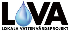 LOVA-logga där O.et är en vattendroppe