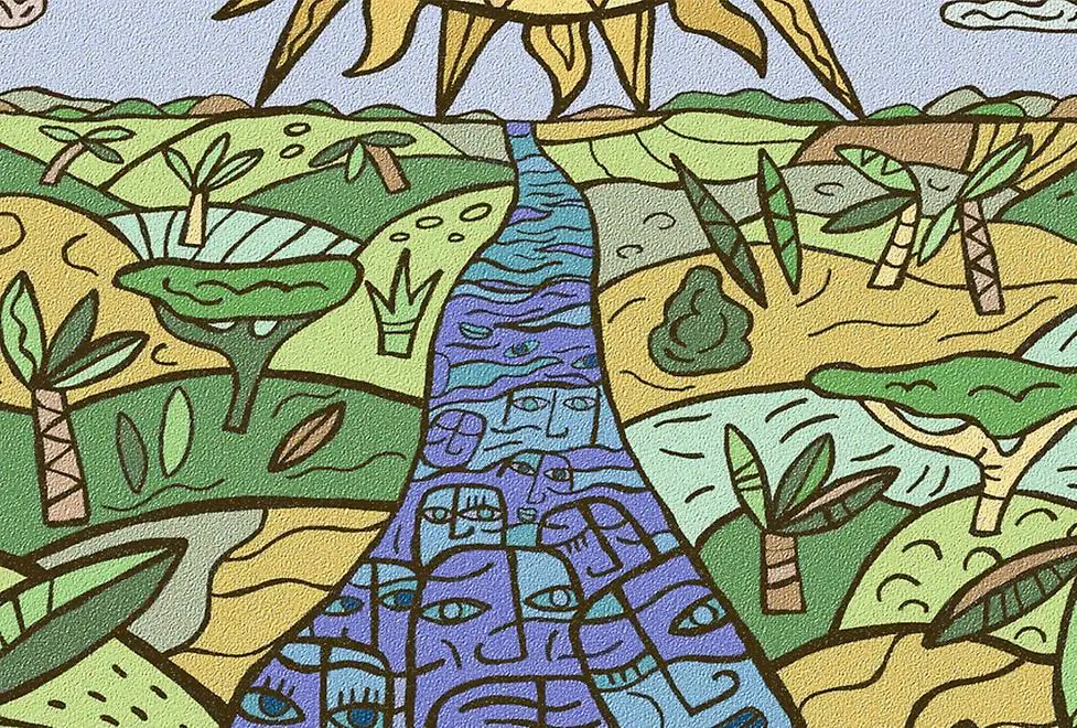 illustration för verktyget vatten och kreativitet