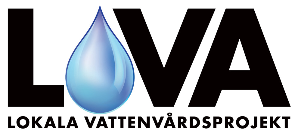 LOVA-logga där O.et är en vattendroppe