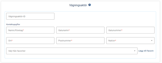 Figur 13 Bild av vägningsaktör