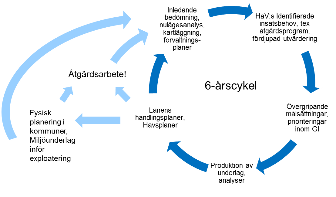 Åtgärdsarbete. Illustration.