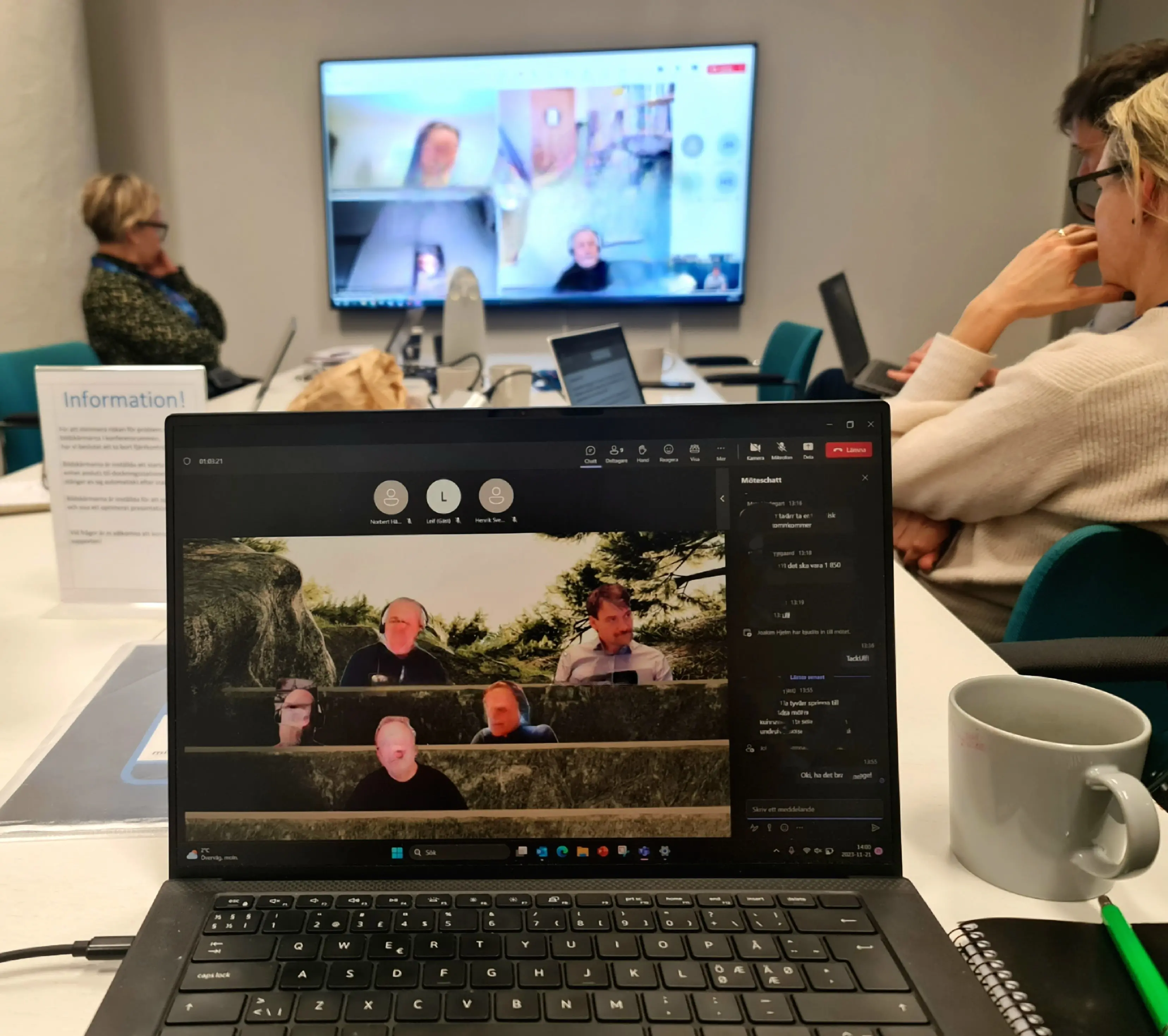 Foto från workshopmöte med HaV och den vetenskapliga kommitteen