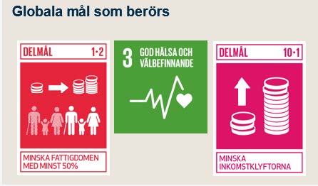 indikator 24 globala mål som berörs