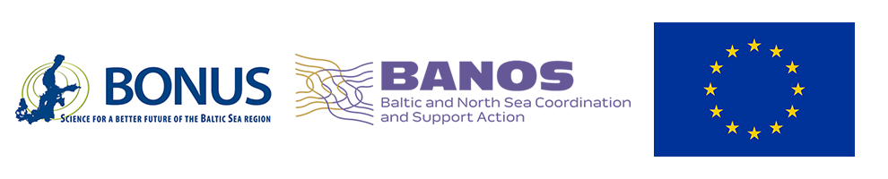 Logotyper för BONUS och BANUS samt EU-flagga