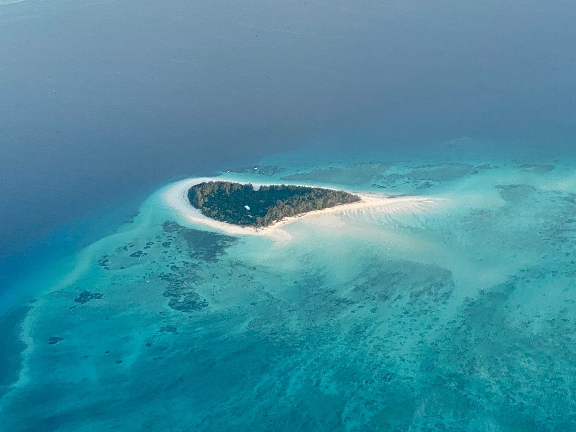 En ö utanför Tanzania i Indiska oceanen. Foto: Jenny Hertzman/HaV