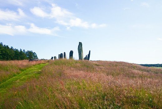 Skeppssättning i Bohuslän sommartid