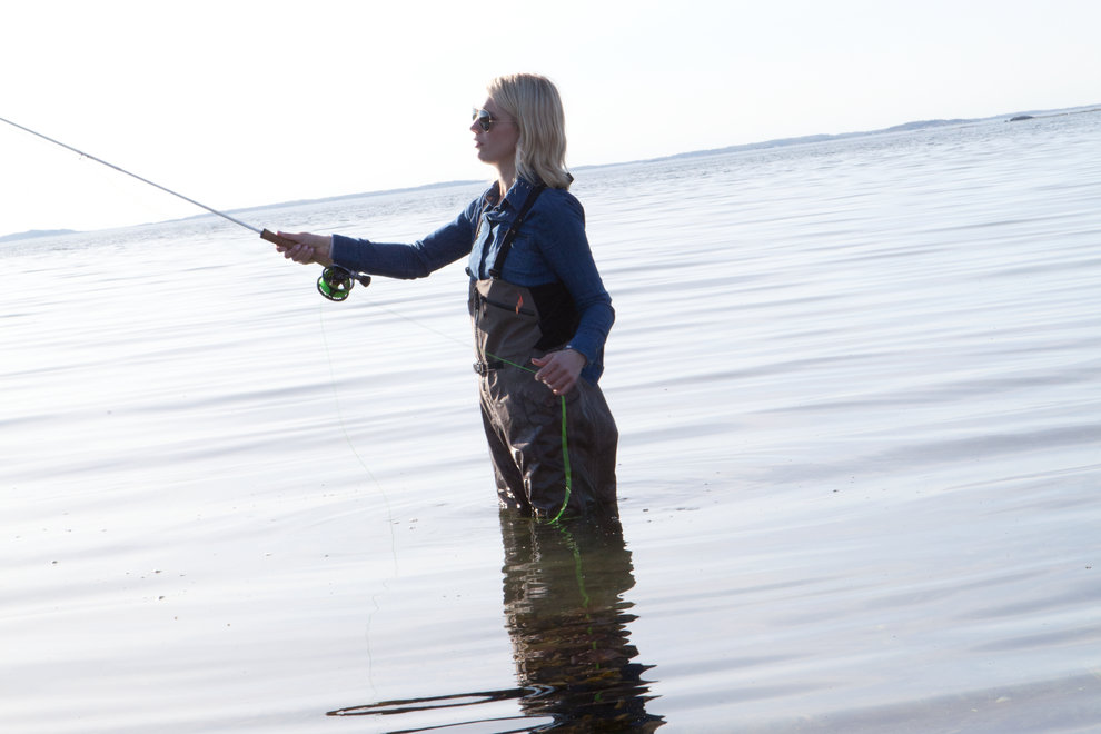 Att stärka bestånden av havsöring i Östersjön är ett gott exempel på ett arbete som också gynnar den blå ekonomin. Foto: Maja Kristin Nylander