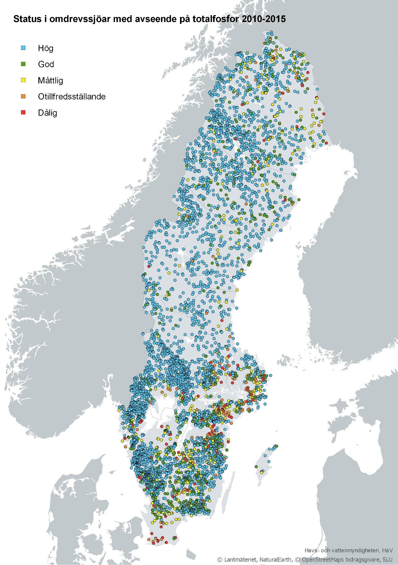 Sveriges Sjöar Karta | Karta