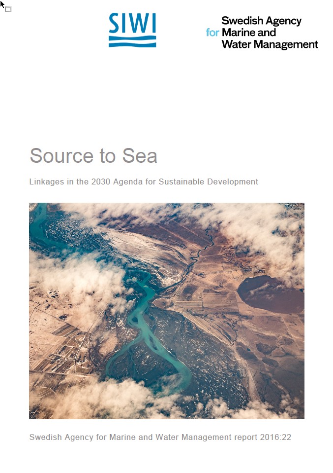 Source to Sea - linkages in the 2030 Agenda for Sustainable Development. Cover image.