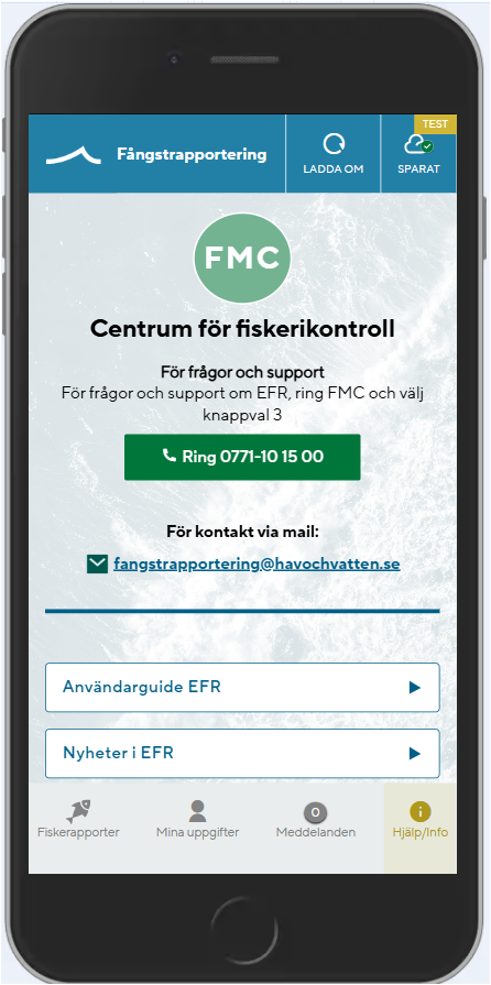 efr-appen centrum för fiskerikontroll