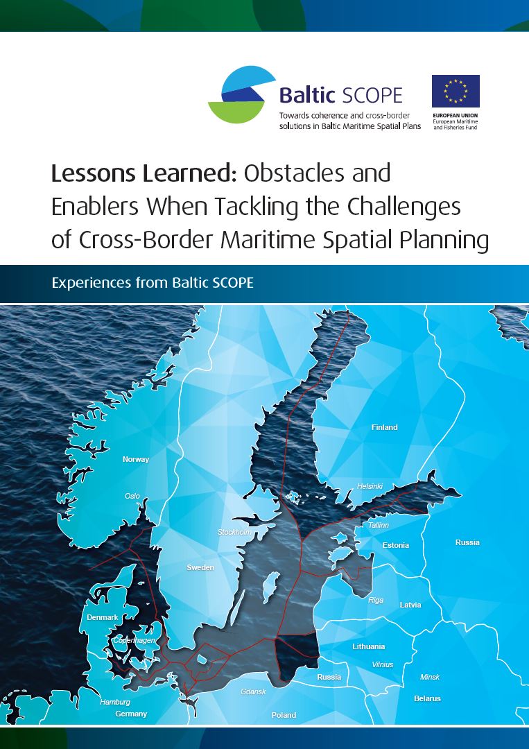 Omslag rapport - lessons learned - Baltic scope
