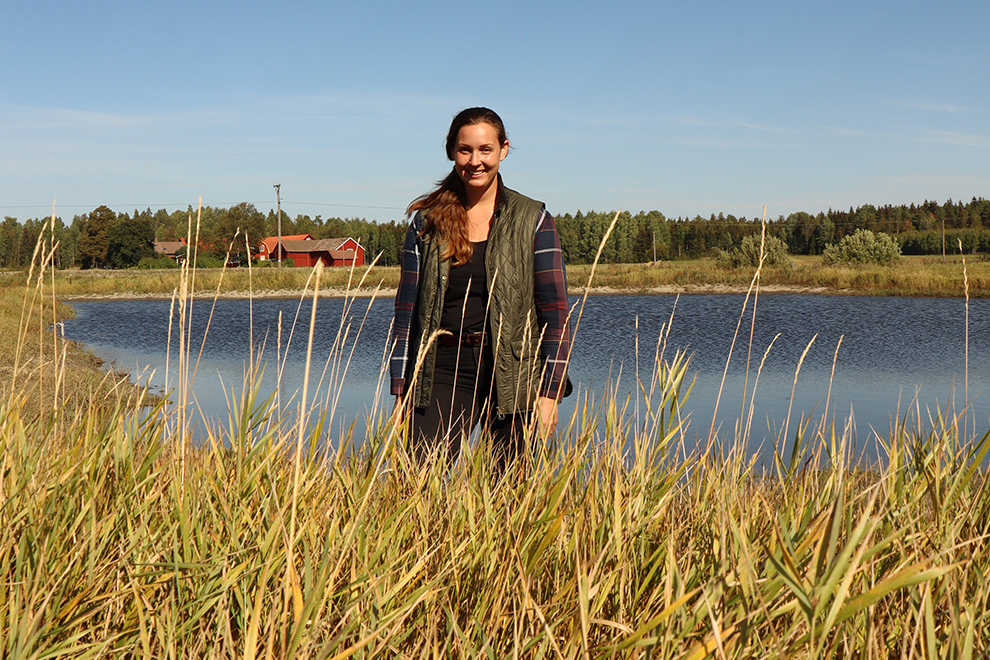 Cassandra Telldahl Bjelkelöv framför åtgärd i LEVA-projekt