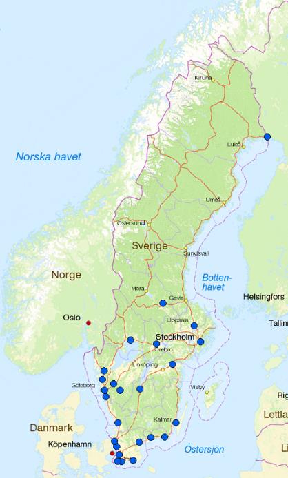 identifierade områden med översvämningsrisk