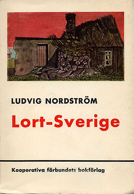 Bokomslag av Lort-Sverige av Ludvig Nordström, 1882-1942.
