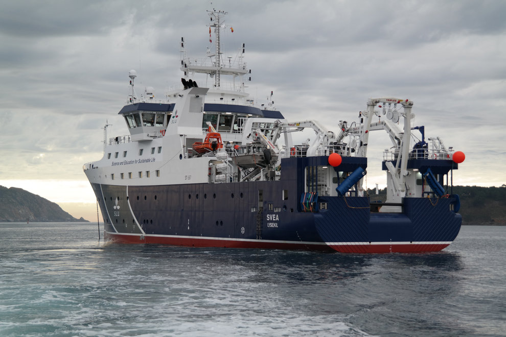 R/V Svea, som ägs av SLU, är ett av världens modernaste forskningsfartyg som kan användas till i stort sett alla typer av marin forskning och miljöövervakning. Foto: Johan C Thorburn, SLU