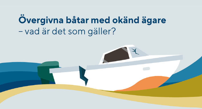 poster med råd att göra när man hittar en övergiven båt