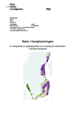 Omslag till rapporten Natur i havsplaneringen.