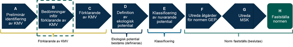 Steg B preliminär identifiering av KMV
