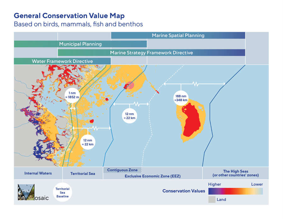 Figure 1 - general conservation value map